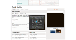 Desktop Screenshot of dotabuilds.com